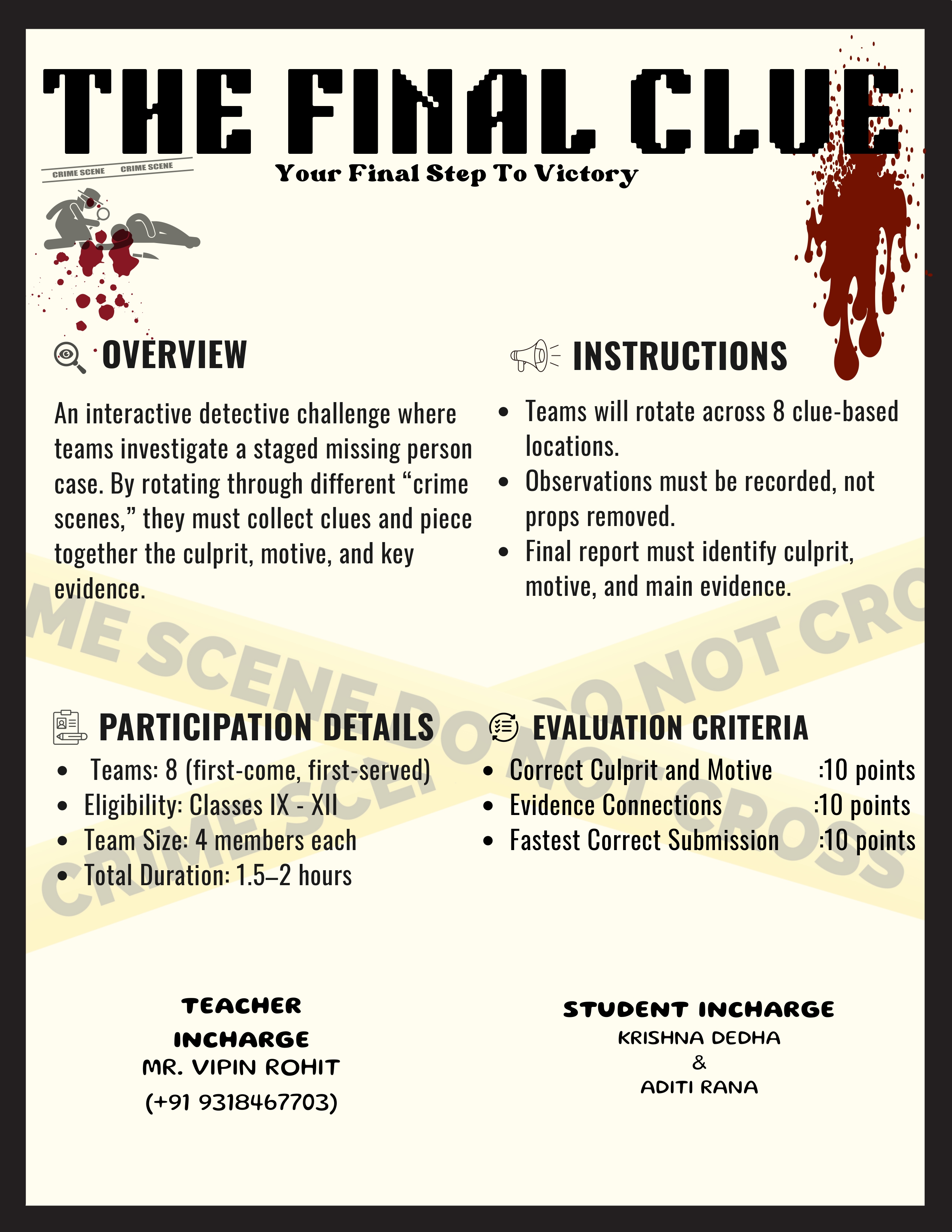 The Final Clue Competition