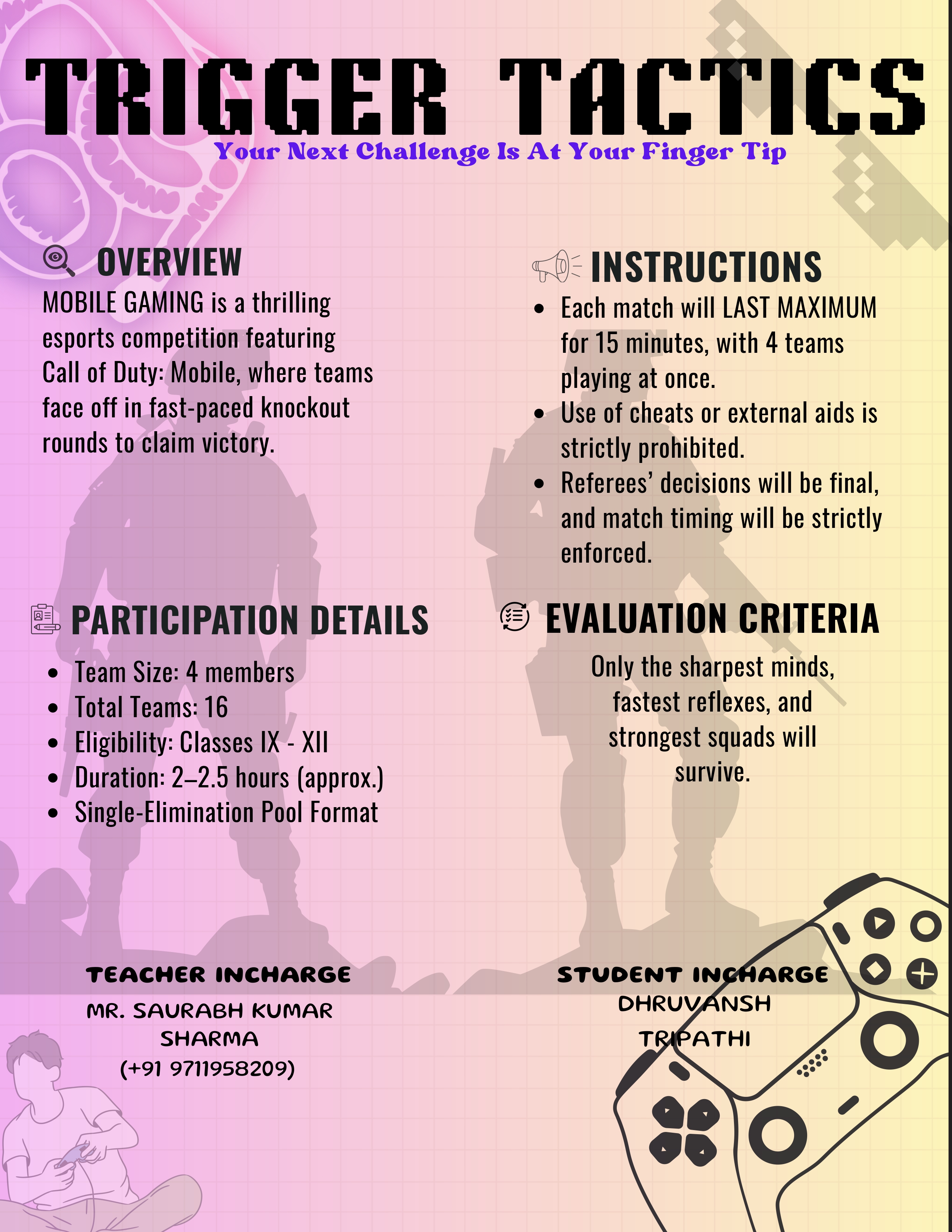 Trigger Tactics Gaming Competition